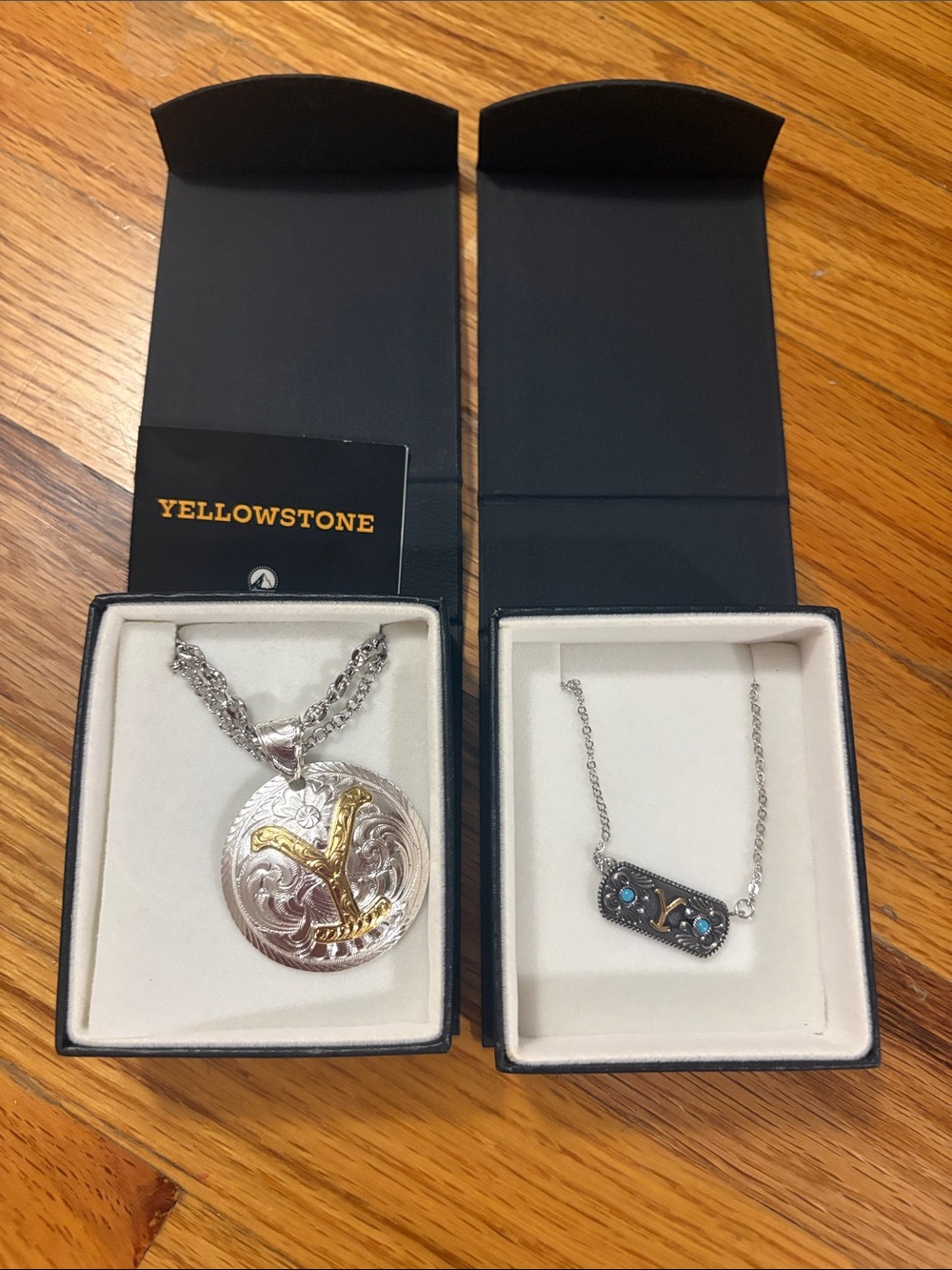 (2) YELLOWSTONE Dutton Family Ranch Necklaces